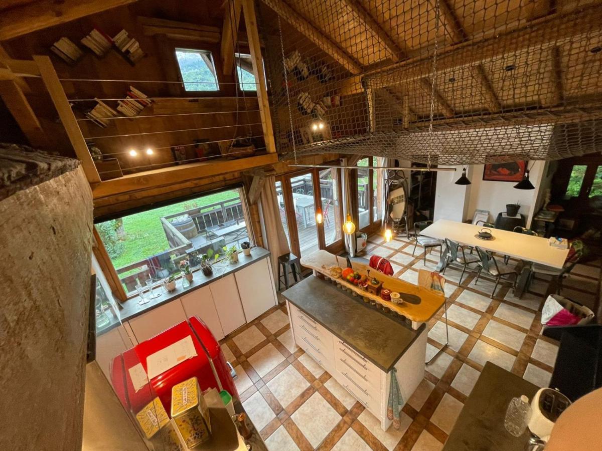 Magnifique Chalet Dans La Vallee De Chamonix Servoz Exterior foto
